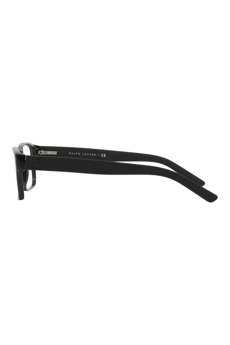 54mm Optical Glasses, Alternate, color, SHINY BLACK