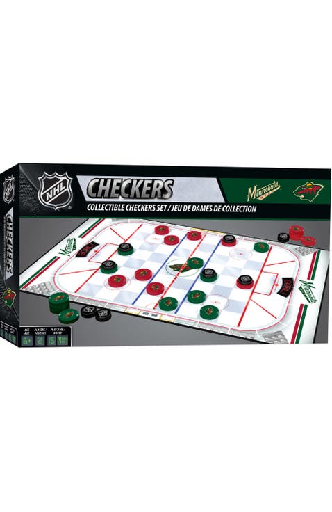 Minnesota Wild Checkers Board Game
