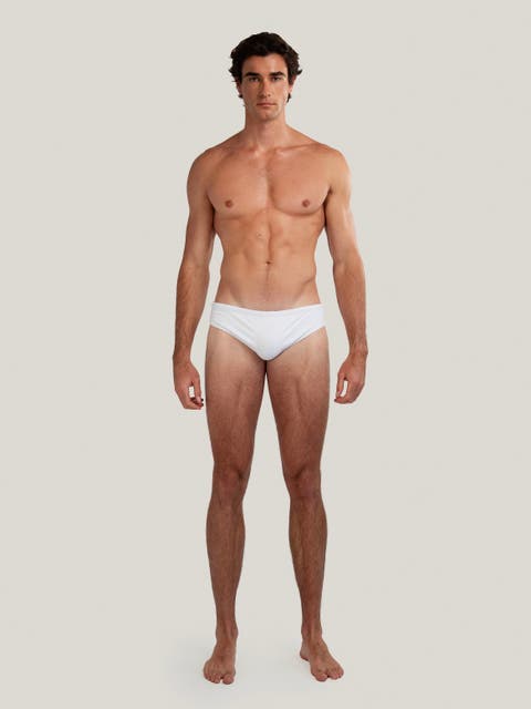 Dune Modern Cut Ribbed Stretch Swim Brief