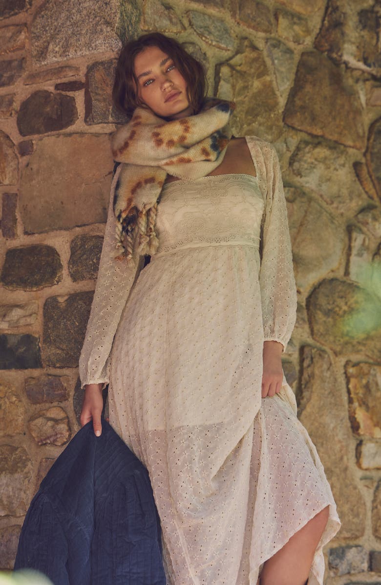 Free People Kaleidoscope Print Scarf, Alternate, color,