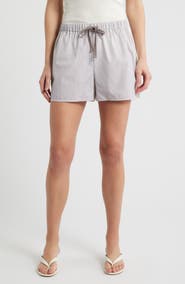 Bernardo Stripe Drawstring Shorts