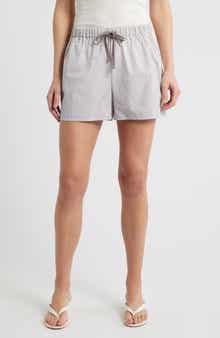 Stripe Drawstring Shorts