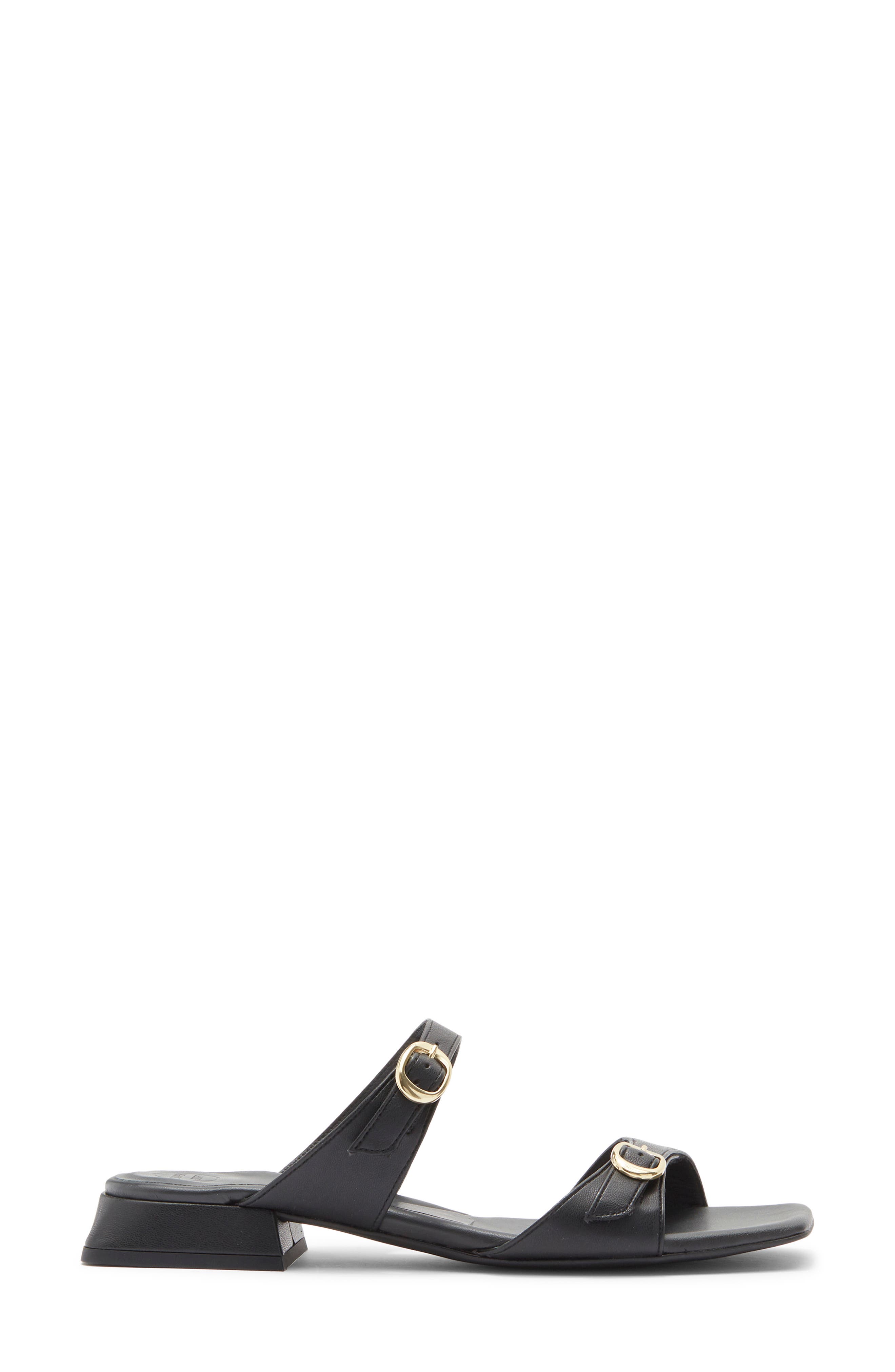 Paul Green Denice Slide Sandal, Alternate, color, Black Future Nappa