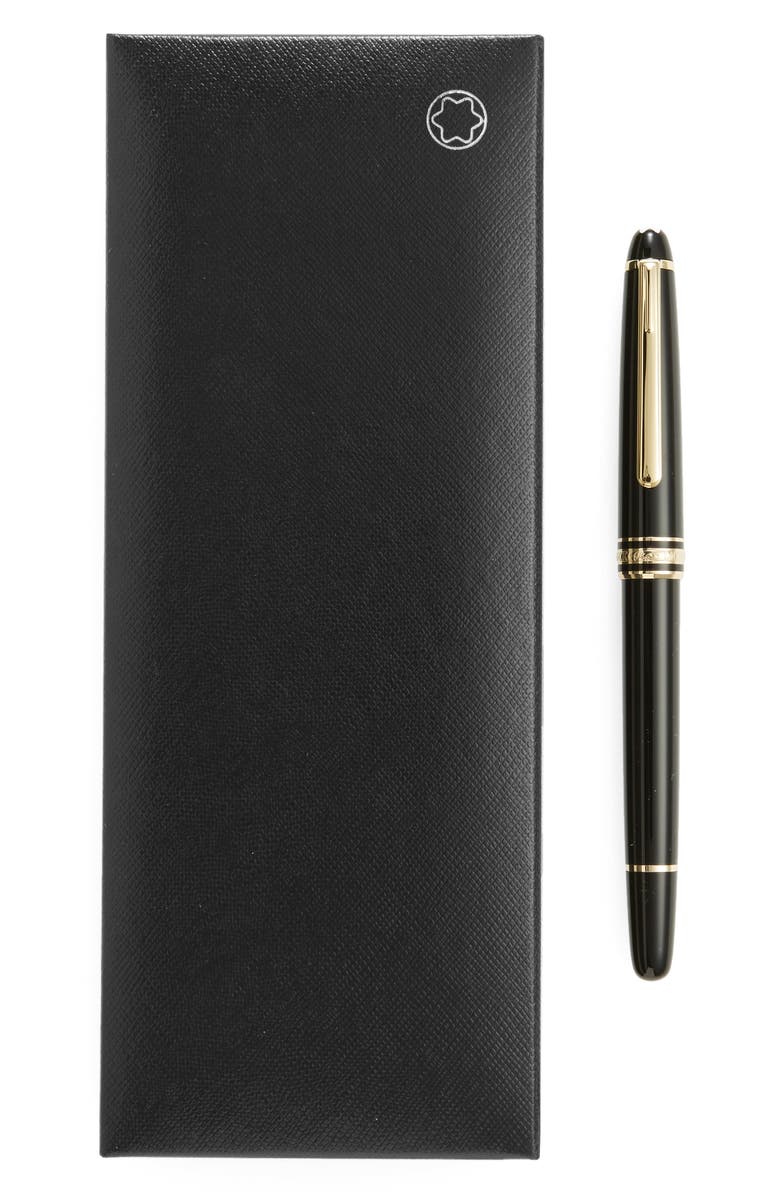Montblanc Gold Coated Classique Rollerball Pen, Alternate, color, Black