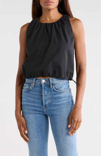 Good American Twill Parachute Bubble Top