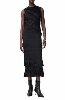 Nyla Sleeveless Ruffle Dress
