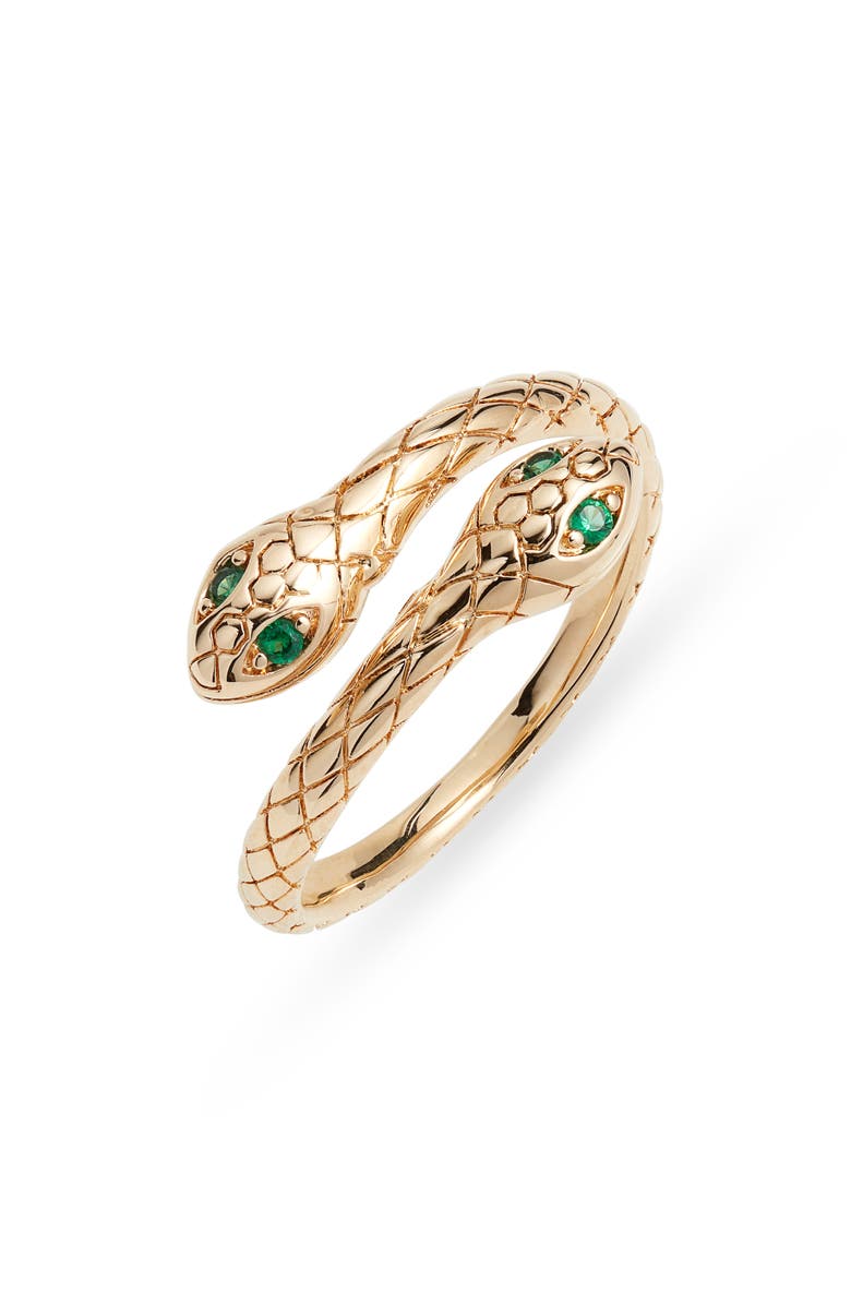 Child of Wild Serpent's Embrace Ring, Main, color, Gold