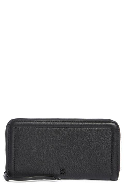 Large Nila Leather Zip Around Wallet