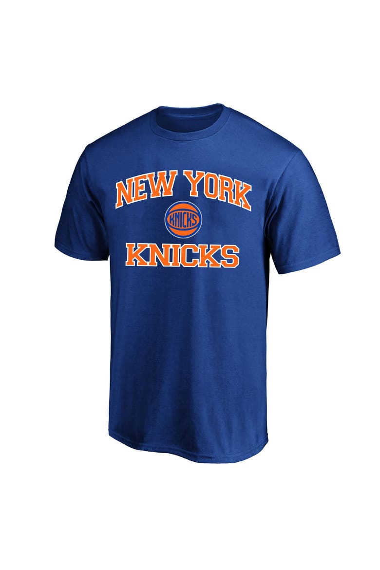 Men's Fanatics Blue New York Knicks Big & Tall Heart & Soul T-Shirt, Main, color, Blue