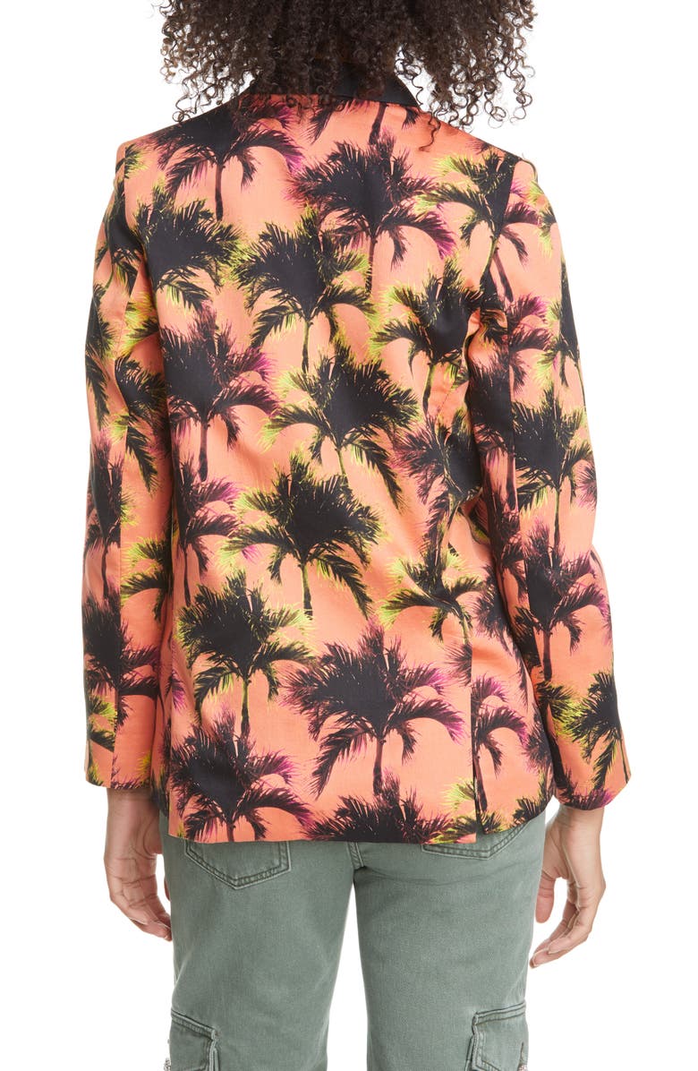 Le Superbe Coastal Palm Print Jacket, Alternate, color, 
