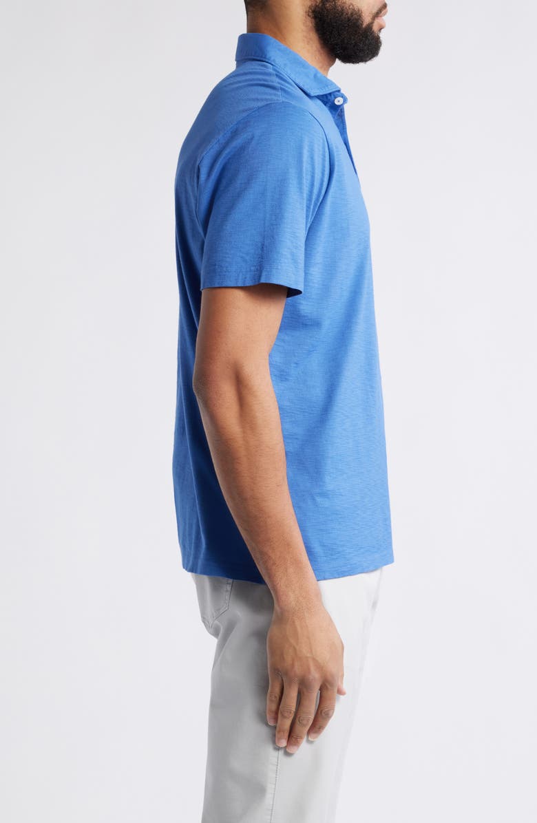 Peter Millar Crown Crafted Journey Pima Cotton Polo, Alternate, color, Ocean Blue