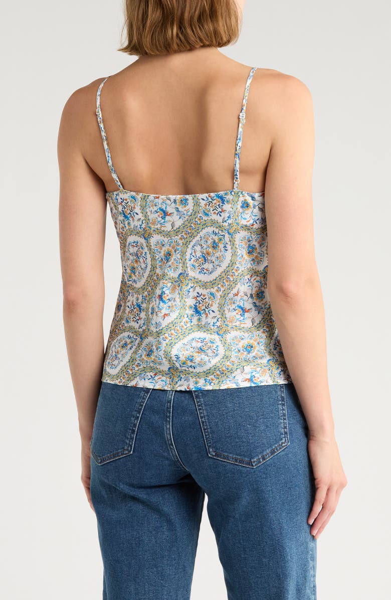 NSR Cowl Neck Camisole, Alternate, color, Blue Mosaic