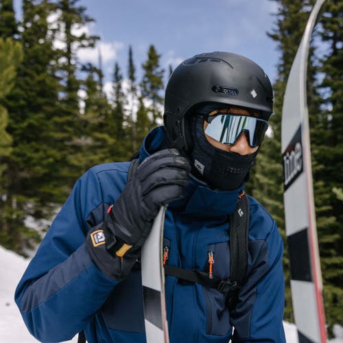 Turtle Fur Quattroclava Balaclava In Black