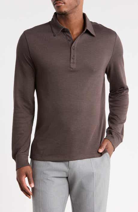Griffin Long Sleeve Knit Polo