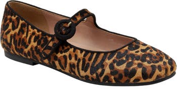 Coach on sale New York Cambridge Leopard Print Genuine Calf Hair Loafer Flat Sho…