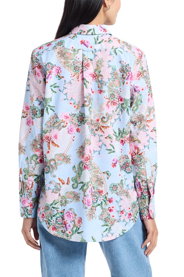 Carrie Long Sleeve Woven Shirt, Alternate, color, MULTI