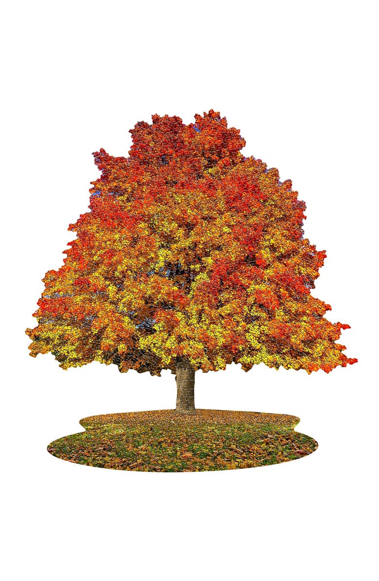 Madd Capp I Am Sugar Maple 1000 Piece Tree Shaped Jigsaw Puzzle, Alternate, color, Multicolored