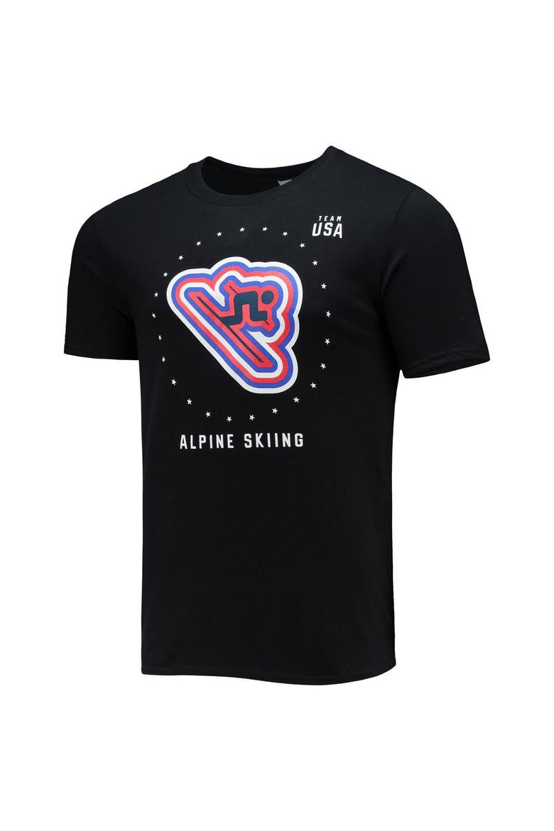 Men's Fanatics Branded Black Team USA Alpine Skiing T-Shirt, Alternate, color, Black
