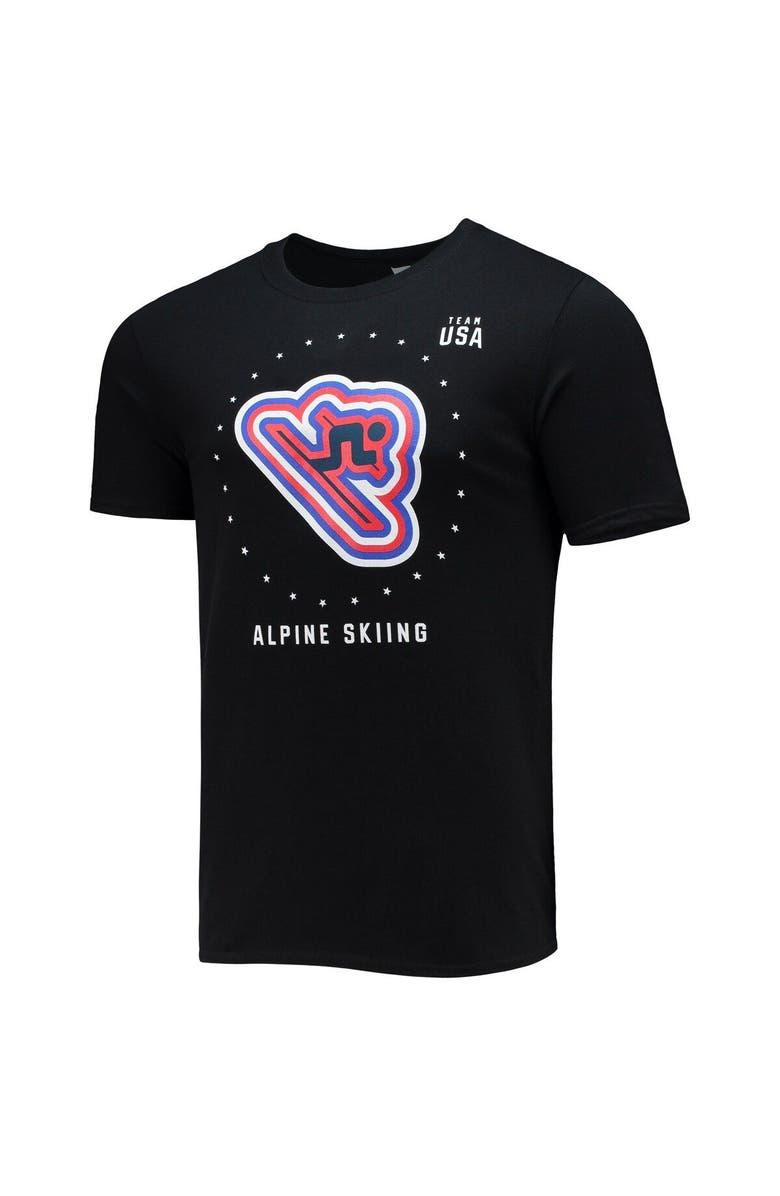 FANATICS Men's Fanatics Branded Black Team USA Alpine Skiing T-Shirt, Alternate, color, Black