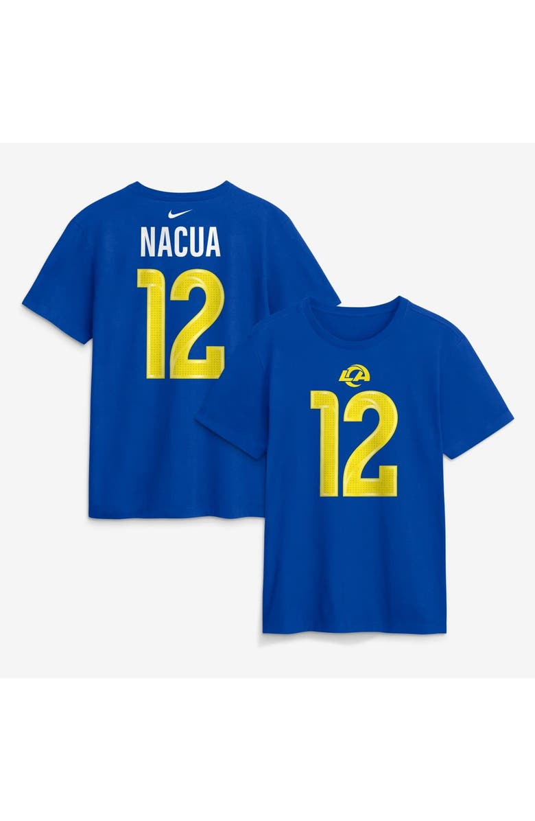 Nike Men's Nike Puka Nacua Royal Los Angeles Rams Name & Number T-Shirt, Main, color, Royal