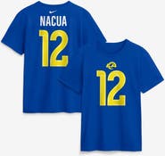 Nike Men's Nike Puka Nacua Royal Los Angeles Rams Name & Number T-Shirt