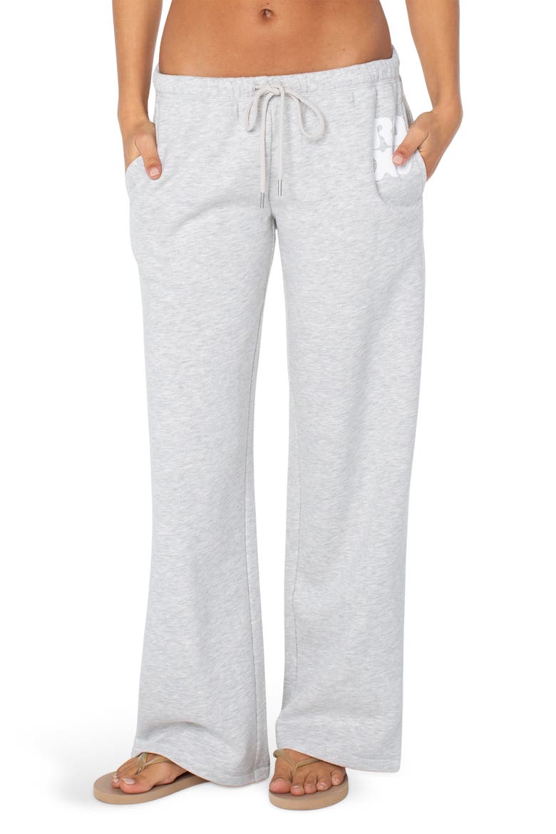 Ariel Wide Leg Pants, Main, color, HTHR GREY
