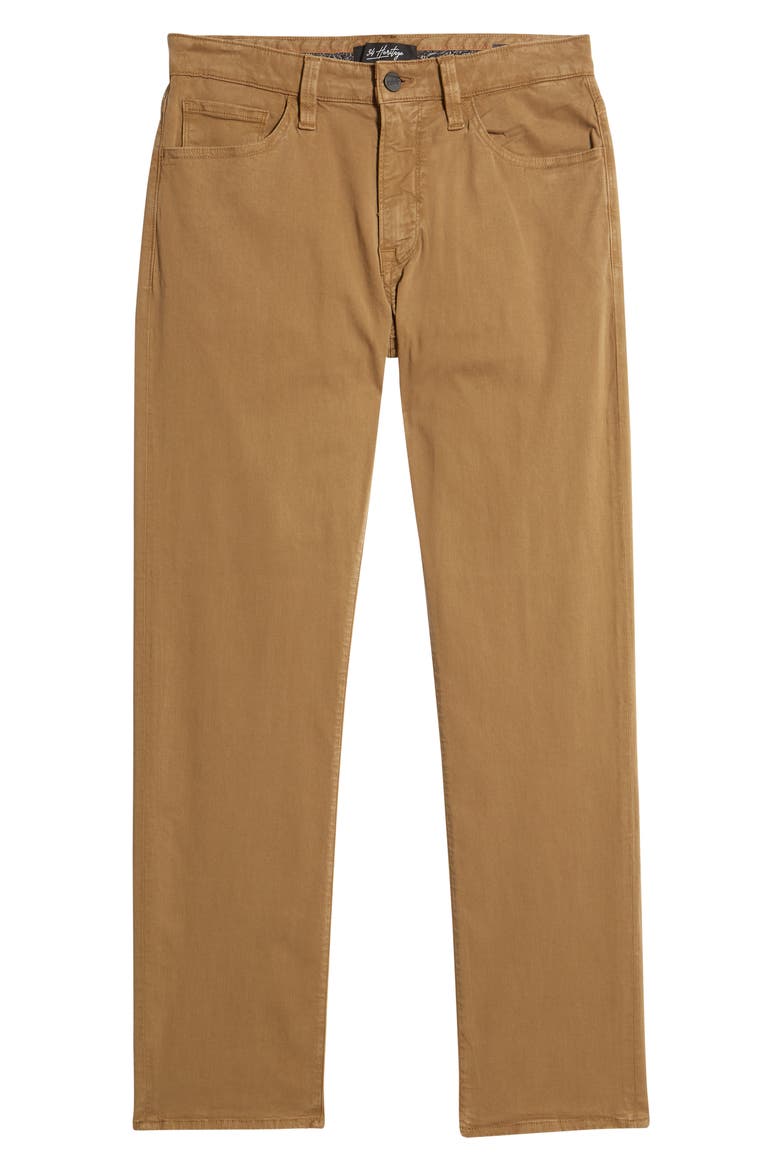 Courage Straight Leg Twill Pants, Alternate, color, TOBACCO TWILL