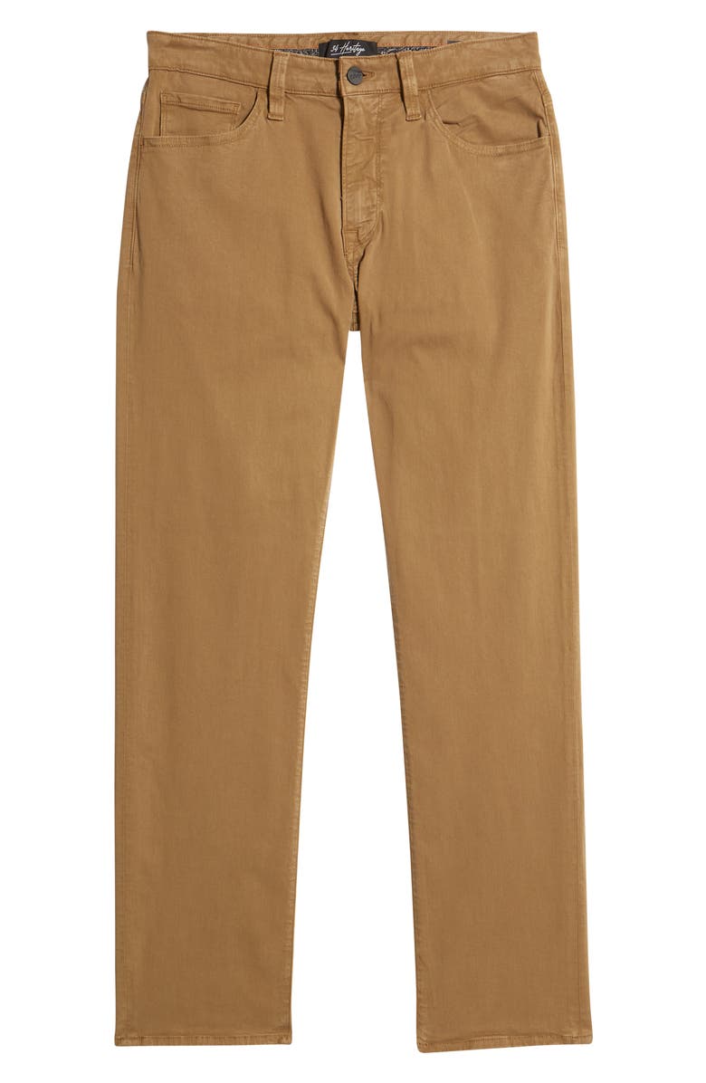 34 Heritage Courage Straight Leg Twill Pants, Alternate, color, Tobacco Twill