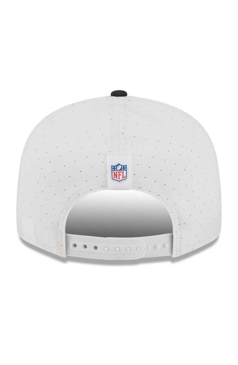New Era Men's New Era White/Black Baltimore Ravens 2025 NFL Training Camp Split Panel 9FIFTY Snapback Hat, Alternate, color, White