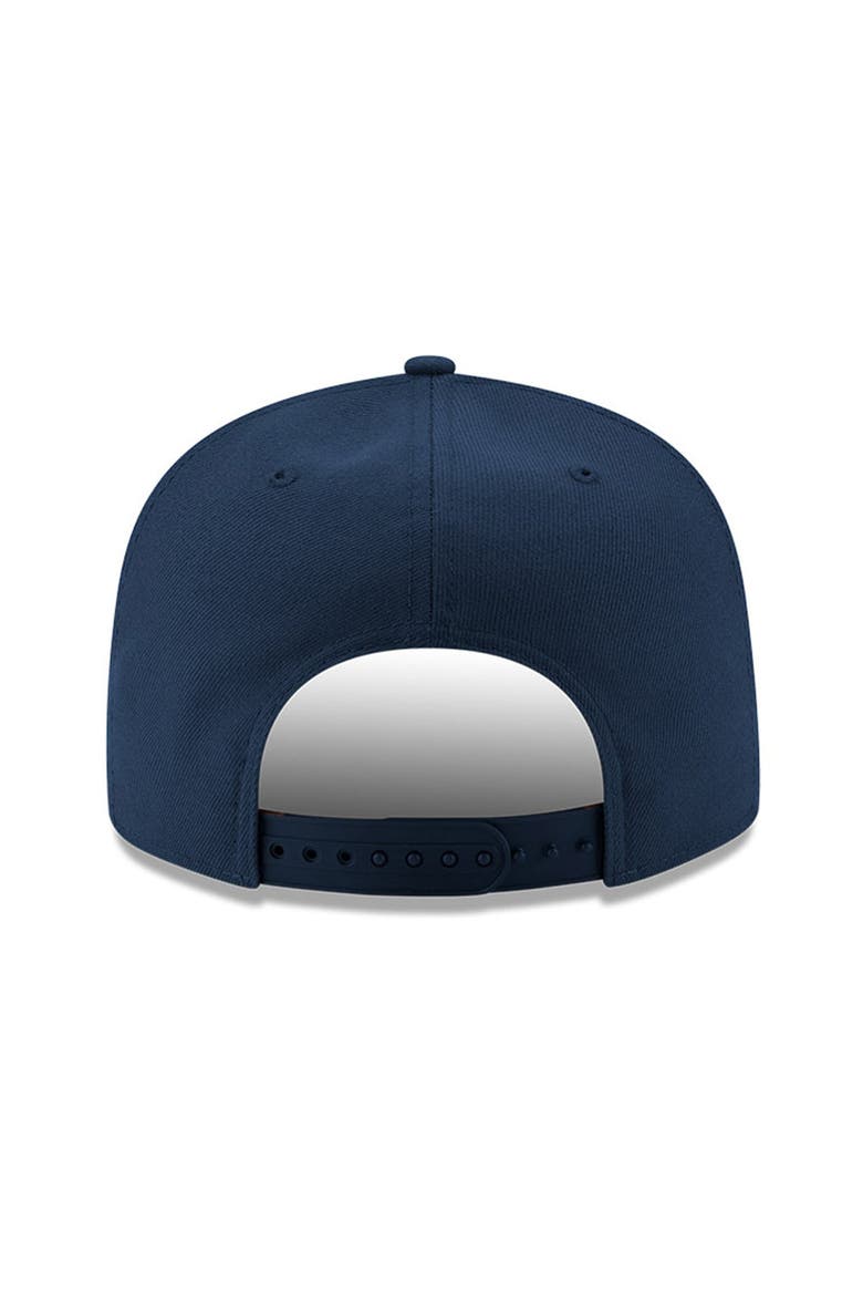 Men's New Era  Navy Dallas Cowboys Core Team Script 9FIFTY Snapback Hat, Alternate, color, Navy