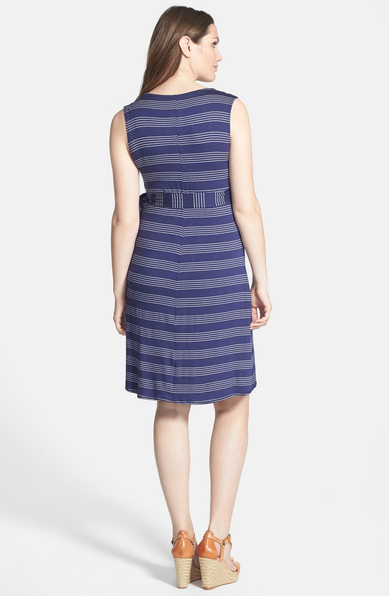 Japanese Weekend Sleeveless Wrap Maternity/Nursing Dress, Alternate, color, 