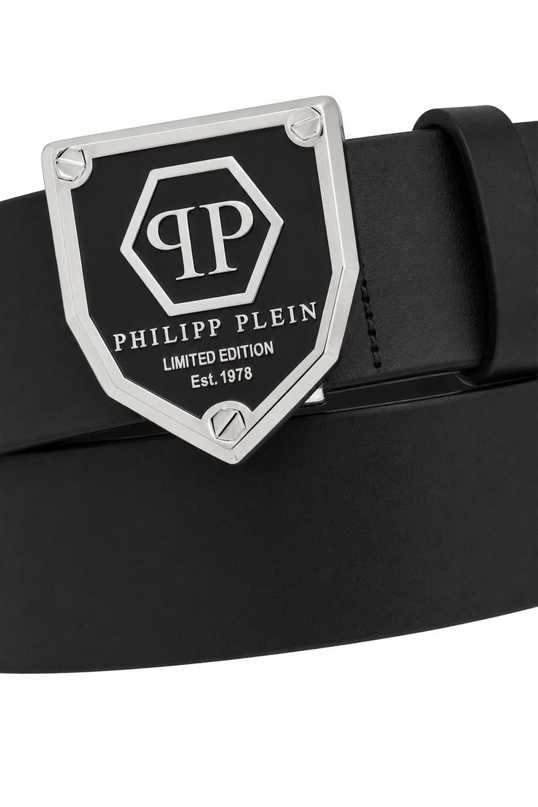 Belt Hexagon Men, Alternate, color, black/nickel