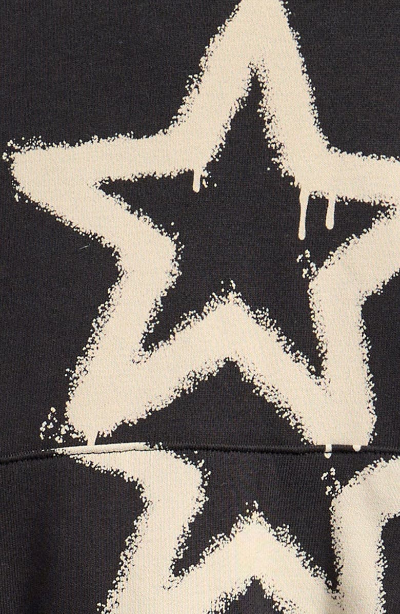 Rock Your Baby Kids' Stars Hooded Sweatshirt, Alternate, color, Black