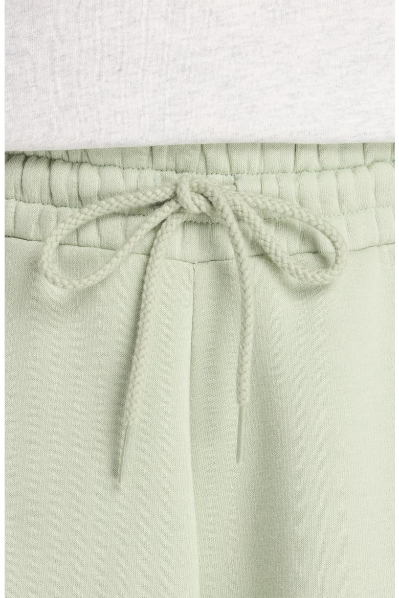Linear Heritage Wide Leg Fleece Pants, Alternate, color, GREEN