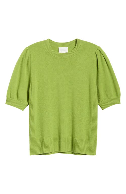Caslonr Caslon(r) Puff Sleeve Wool & Cashmere Sweater In Green
