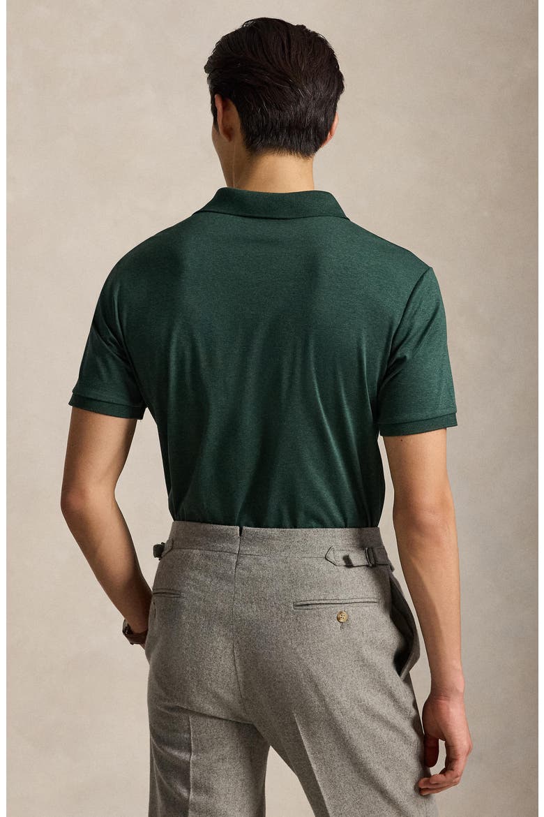 Classic Fit Solid Cotton Polo, Alternate, color, GREEN