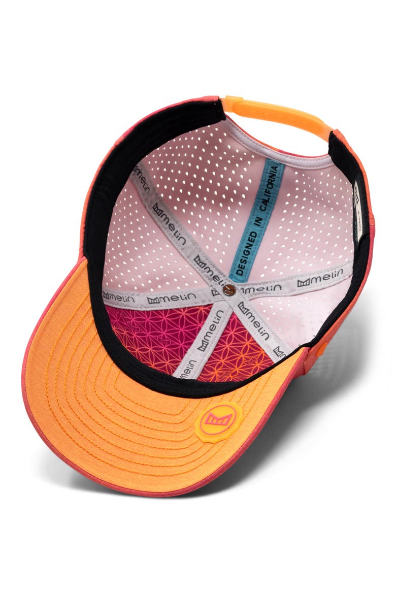 A-Game Hydro Performance Snapback Ball Cap, Alternate, color, SUNSET AURA
