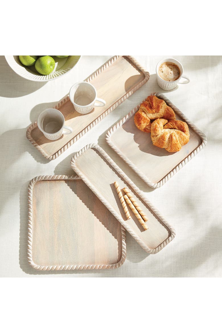 Langley Square Trays Set of 2, Alternate, color, White