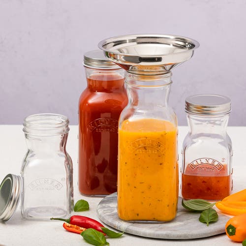 Kilner Juice And Sauce Glass Bottle, 17 Ounce In Transparent