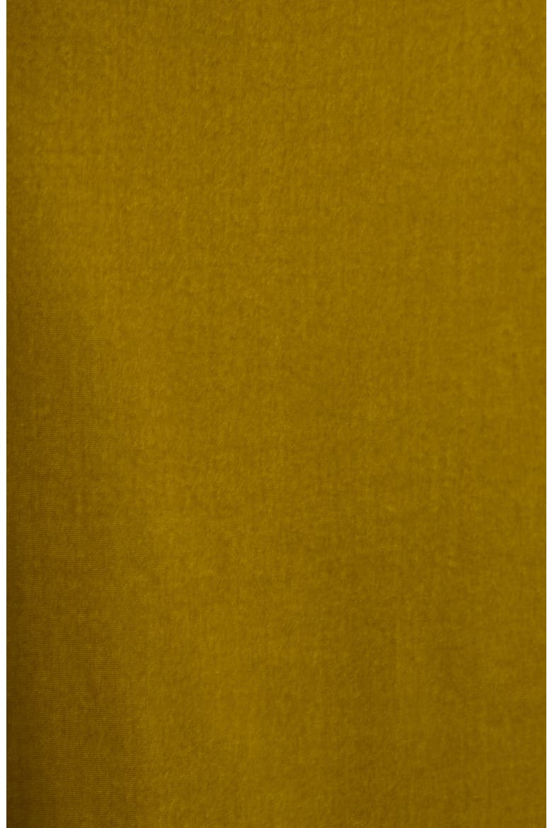 Helen Velvet Silk Blend Midi Skirt, Alternate, color, CITRINE