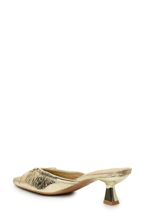 NICOLE MILLER NICOLE MILLER BOW KITTEN HEEL MULE 