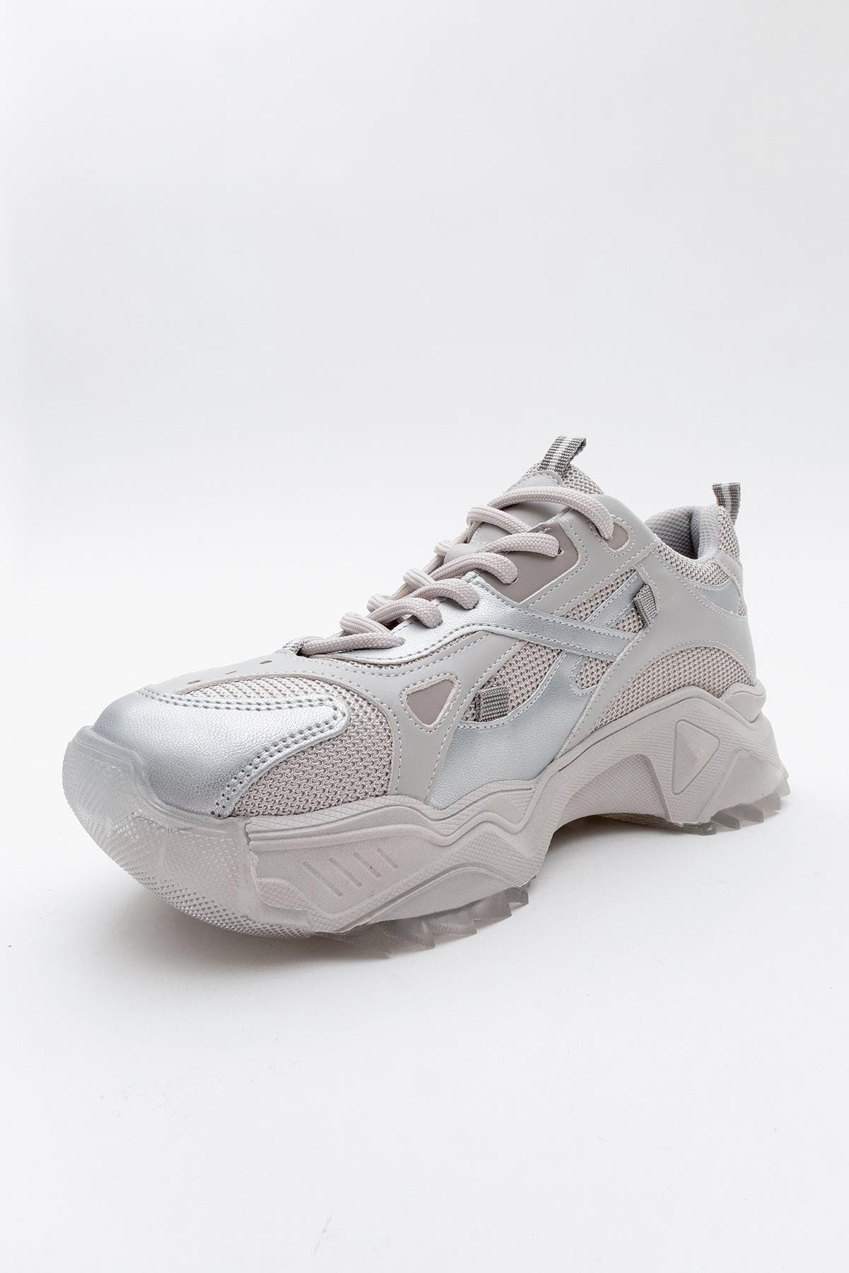 Loretta Platform Sneakers, Alternate, color, Silver
