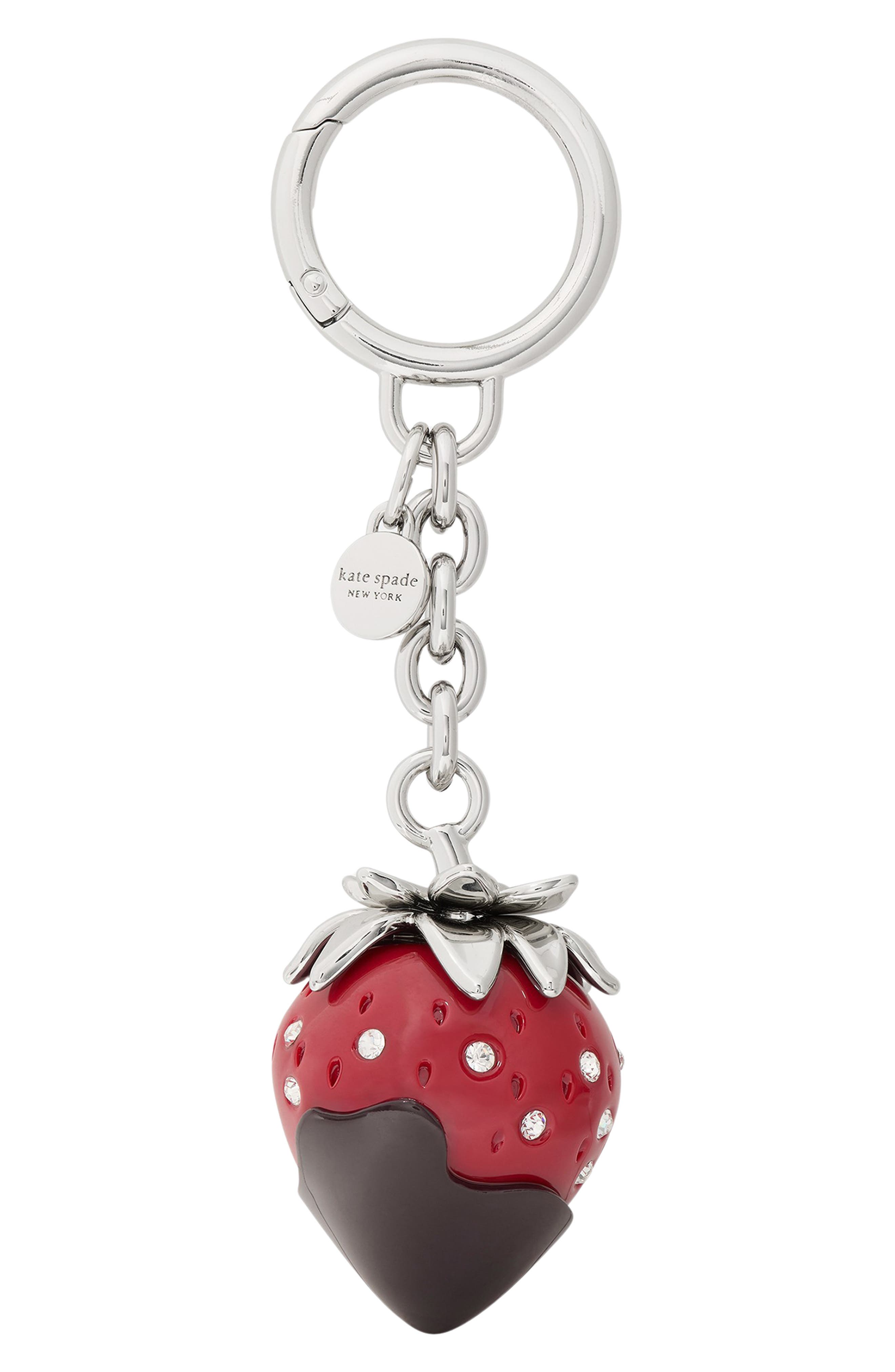 Kate Spade New York Charmed Chocolate Strawberry Bag Charm (Women ...