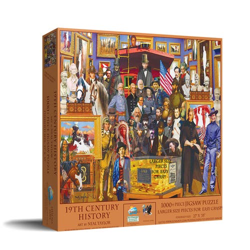 Sunsout 19th Century History 1000 piece Jigsaw Puzzle for Adults Large Pieces in Multicolor  product