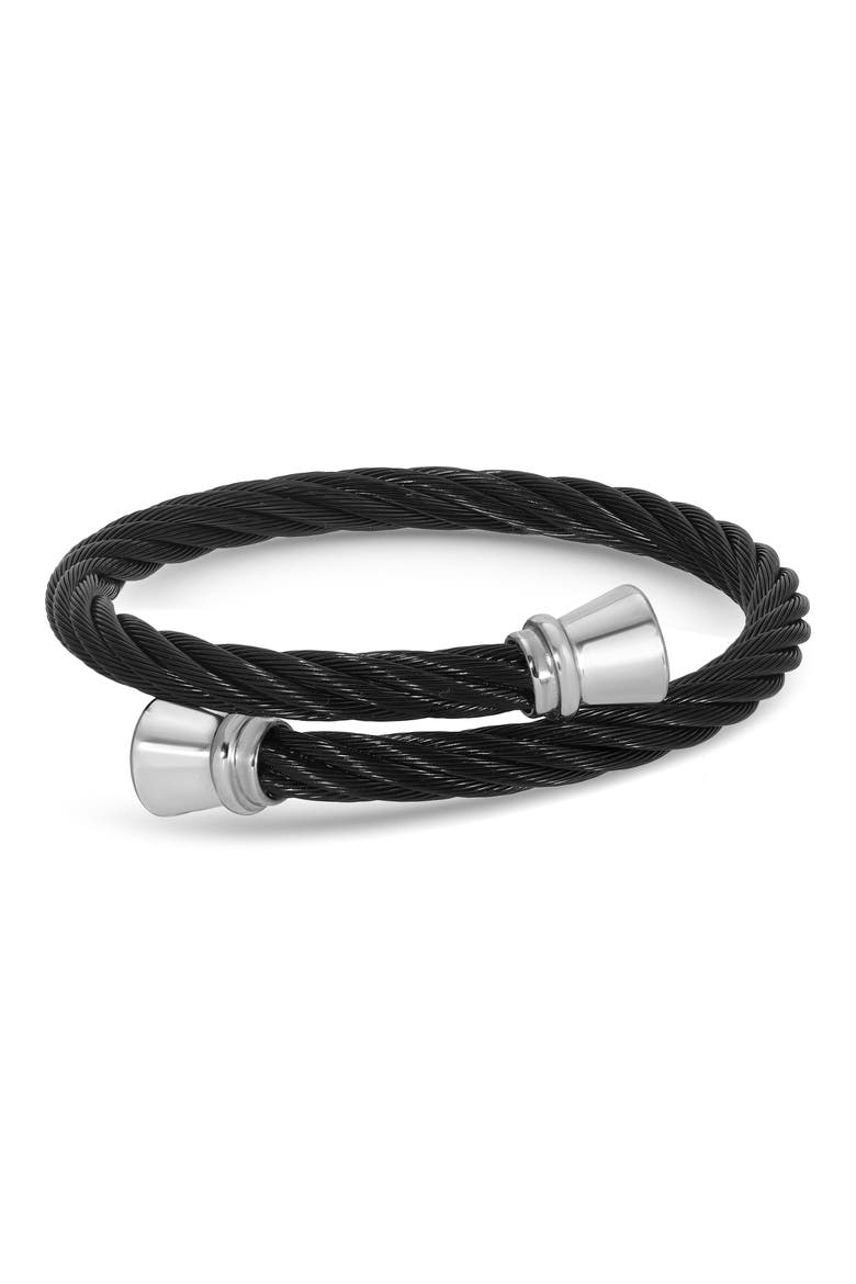 Men's Lev Crystal 3-Pack Assorted Bracelets, Alternate, color, BLACK