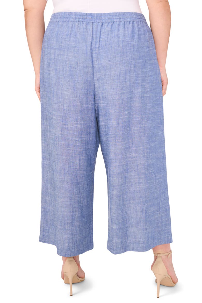 Wide Leg Drawstring Pants, Alternate, color, INDIGO WSH