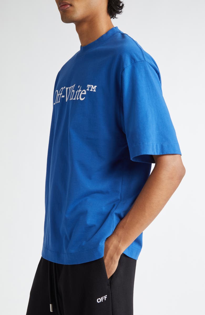 Off-White Big Bookish Skate Oversize Logo Graphic T-Shirt, Alternate, color,