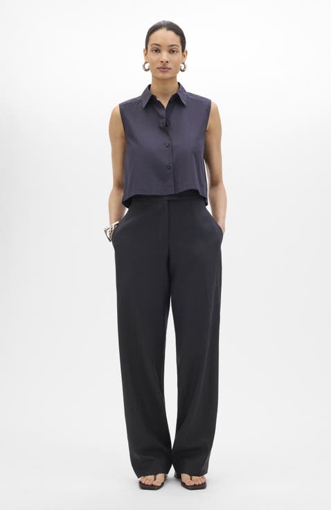 Cropped Sleeveless Shirt