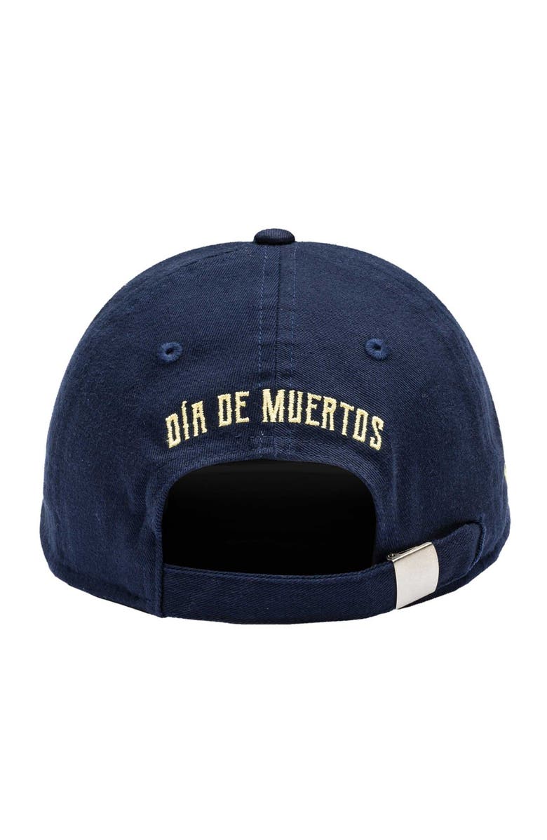FAN INK Men's Navy Club America Me Da Mi Calaverita Adjustable Hat, Alternate, color, 