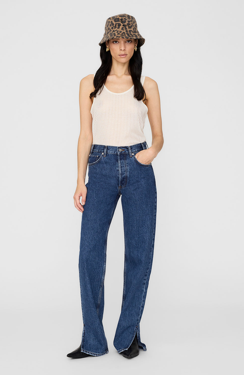 ANINE BING Nicks Bucket Hat, Alternate, color, Black / Brown Leopard